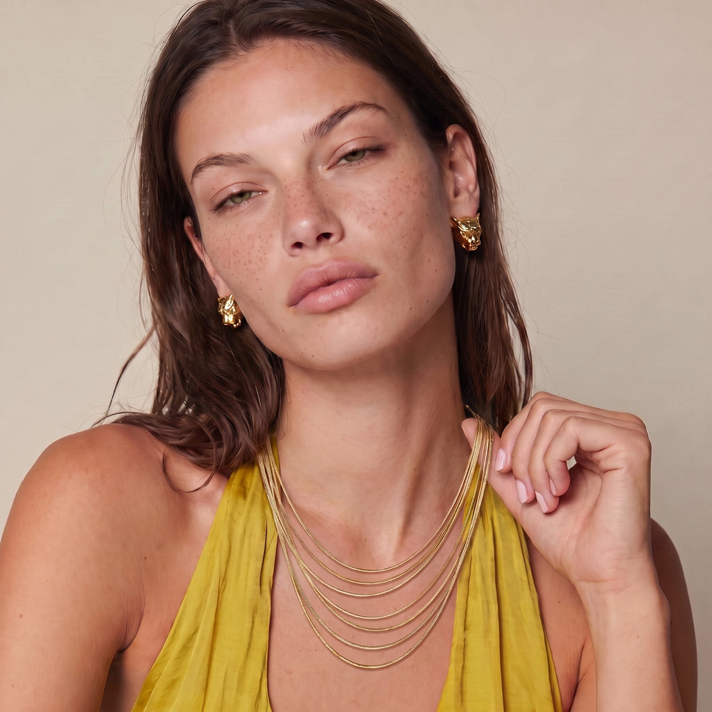 Colar de Camadas Golden Hour